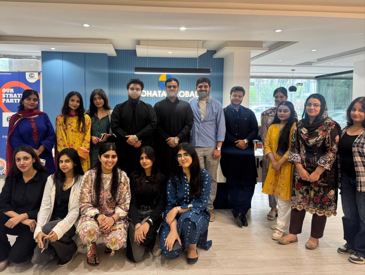 Team Gohata Global at Our Gulberg III Lahore Office