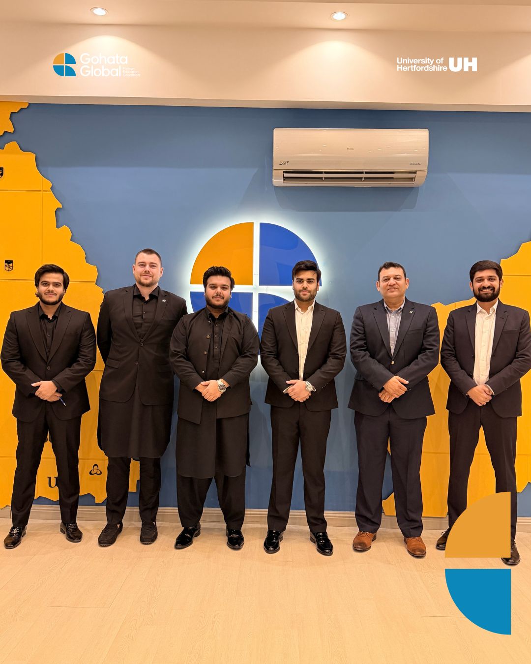 Mr. Jamie Brannon and Mr. Akif Khan, University of Hertfordshire, at Gohata Global